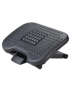 Reposapiés Ergonómico ZUCONKITCH Ajustable 3 Alturas Negro