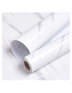 Papel Contacto Autoadhesivo Livelynine Mármol Blanco 40x200cm