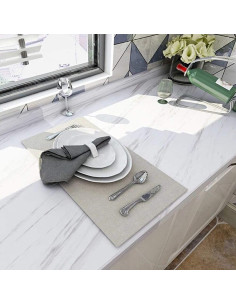 Papel Contacto Autoadhesivo Livelynine Mármol Blanco 40x200cm 2