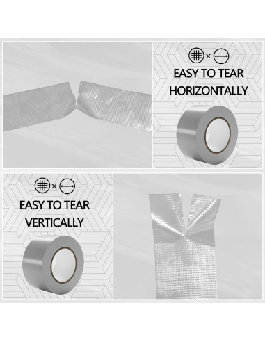 Cinta de Ducto Plata SWRT 5-Pack 5 cm x 27.43 m Resistente