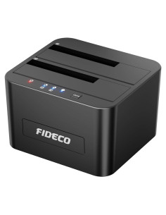 Dock de Disco Duro Externo FIDECO YPZ04-S2 USB 3.0 Clonación Offline