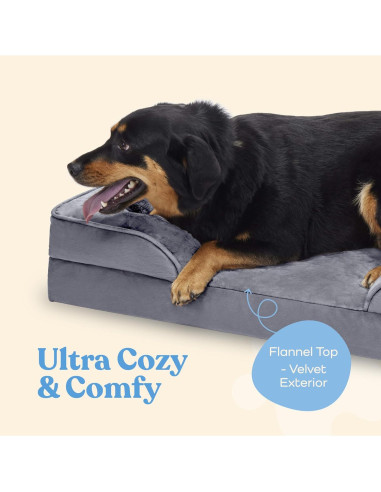 Cama Sofá Ortopédica para Perros Medianos PitPet - Acolchada y Antideslizante