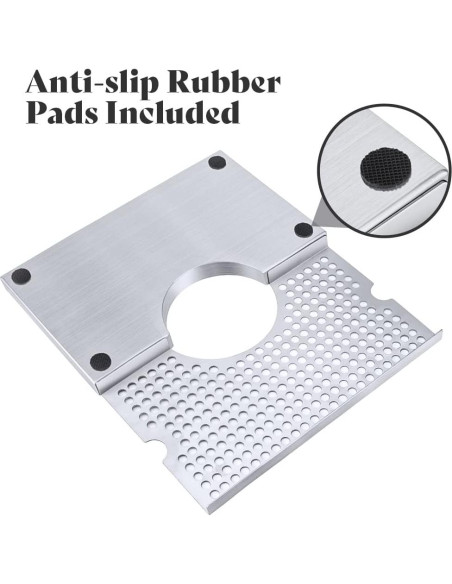 Bandeja de Goteo de Acero Inoxidable TMCRAFT 30.48x17.78cm