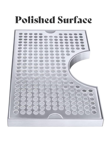 Bandeja de Goteo de Acero Inoxidable TMCRAFT 30.48x17.78cm
