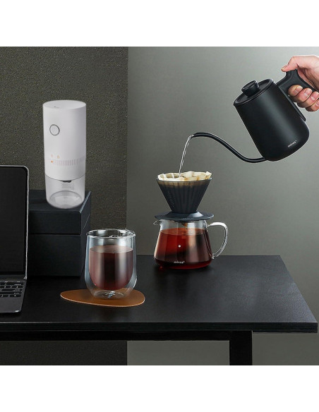 Molinillo de Café Eléctrico Portátil MOSYONE Blanco 0.49kg