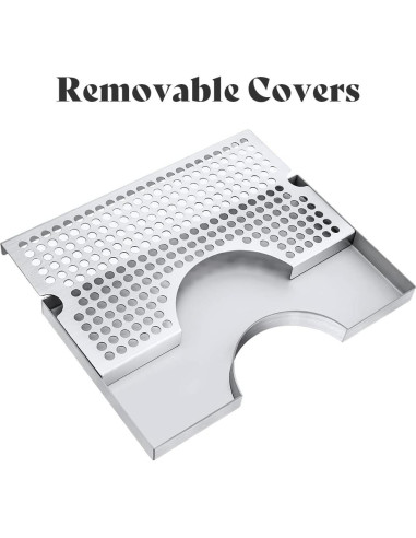 Bandeja de Goteo de Acero Inoxidable TMCRAFT 30.48x17.78cm