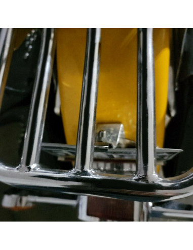 Soporte de Equipaje Cromado ECOTRIC para Harley Softail Dyna