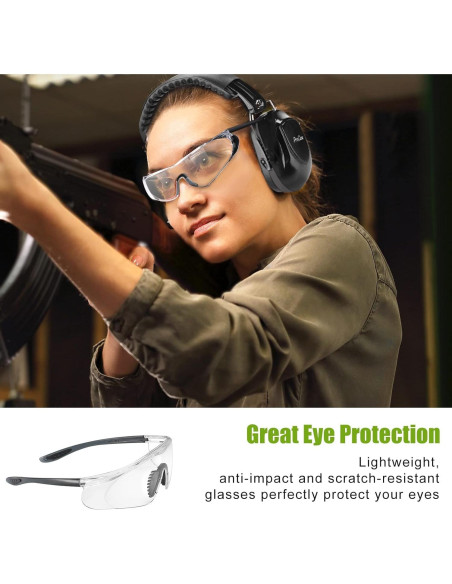 Auriculares de Seguridad ProCase para Niños + Gafas y Tapones