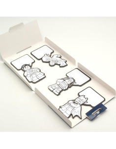 Notas Adhesivas para Colorear LEGO DC IQ con 10 Marcadores 2