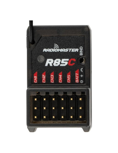 Receptor Radiomaster R85C 5CH 2.4GHz PWM Antena Externa