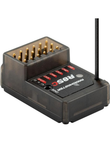 Receptor Radiomaster R85C 5CH 2.4GHz PWM Antena Externa