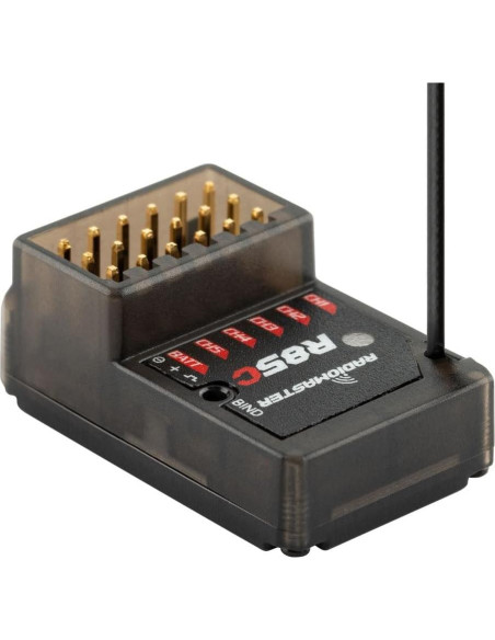 Receptor Radiomaster R85C 5CH 2.4GHz PWM Antena Externa