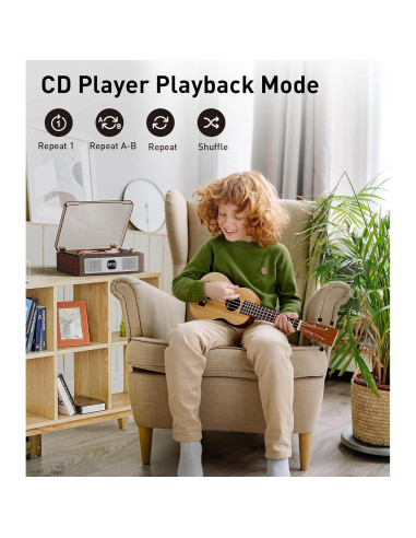 Reproductor de CD Bluetooth CARONSORT MSR-E300 con USB y FM