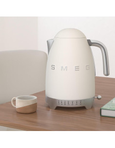 Hervidor Eléctrico SMEG KLF04 Crema 7 Tazas Temperatura Variable 2