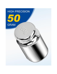 Pesas de Calibración UCEC 50g Acero Inoxidable Alta Precisión 2
