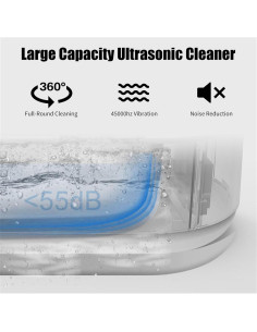 Limpiadora Ultrasónica de Joyas FEISEDY 600ml 48kHz 2
