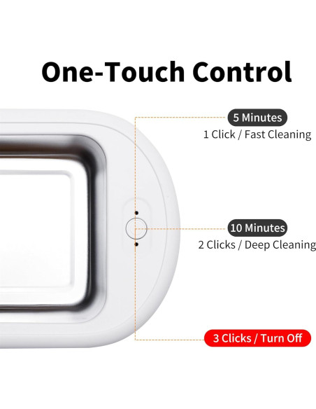 Limpiadora Ultrasónica de Joyas FEISEDY 600ml 48kHz