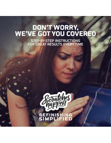 Kit de pintura de retoque ScratchesHappen - Azul metálico 44.36ml