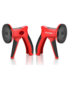 Ventosa de Succión HAUTMEC HT0439 - 2 Pack, 8kg, Ergonomía