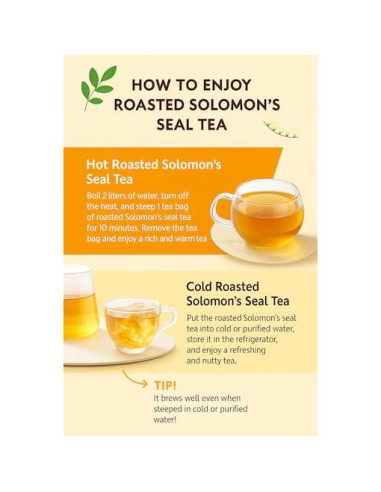Bolsitas de Té Herbal Sello de Salomón Tostado 18T 4g