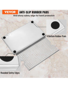 Bandeja de Goteo VEVOR Acero Inoxidable 304 30x18 cm para Cerveza 2