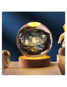 Lámpara de Mesa 3D Regalos Artísticos Galaxia Estelar LED