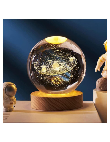 Lámpara de Mesa 3D Regalos Artísticos Galaxia Estelar LED Lámpara de Mesa 3D Regalos Artísticos Galaxia Estelar LED