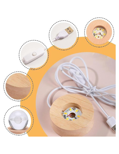 Lámpara de Mesa 3D Regalos Artísticos Galaxia Estelar LED Lámpara de Mesa 3D Regalos Artísticos Galaxia Estelar LED