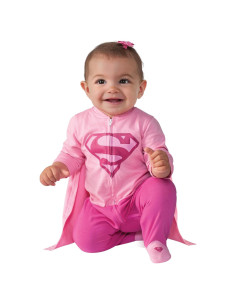 Disfraz de Supergirl Bebé Rubie's 6-12 meses Mono Rosa