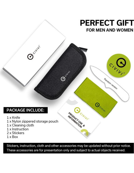 Cuchillo de Bolsillo CIVIVI Sentinel Strike 9.4 cm Aluminio Negro Cuchillo de Bolsillo CIVIVI Sentinel Strike 9.4 cm Aluminio Negro