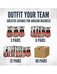 Guantes de Impacto Cestus 3219 de Cuero de Cabra ANSI A5 2