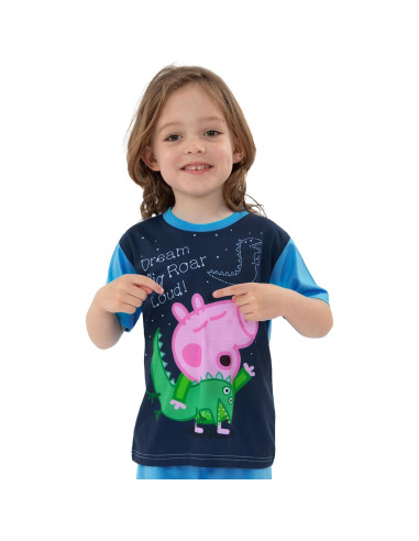 Pijamas de Peppa Pig para Niños - Manga Corta y Cortos