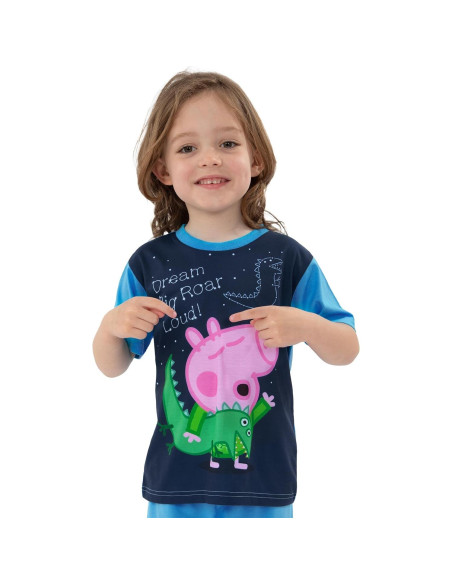 Pijamas de Peppa Pig para Niños - Manga Corta y Cortos