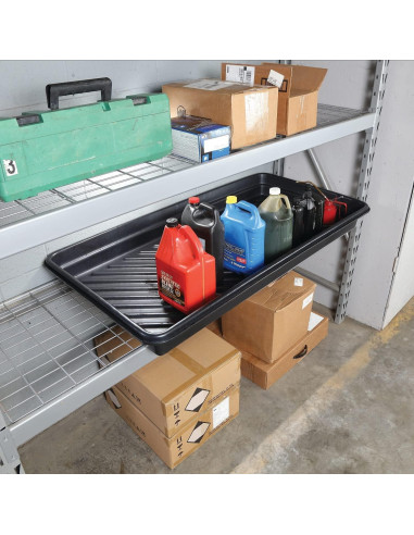 Bandeja de Contención PIG PAK919 90.5L 132.7x71.4x12.7cm Negra