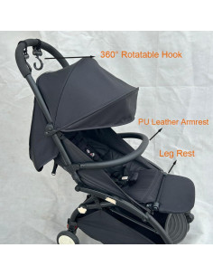 Set 3 Accesorios para Cochecito Babyzen YOYO 2 - Reposabrazos, Tablero y Ganchos 2