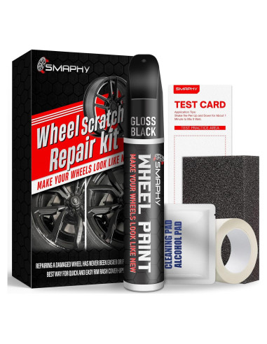 Kit de Reparación de Rayones para Ruedas SMAPHY 14.79 ml Negro
