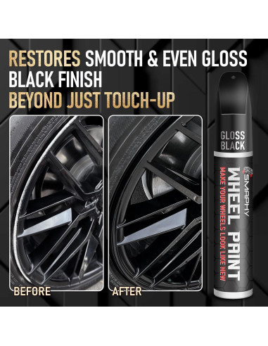 Kit de Reparación de Rayones para Ruedas SMAPHY 14.79 ml Negro
