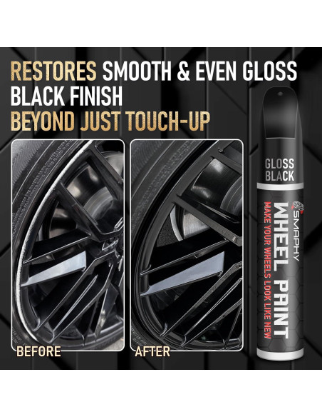 Kit de Reparación de Rayones para Ruedas SMAPHY 14.79 ml Negro