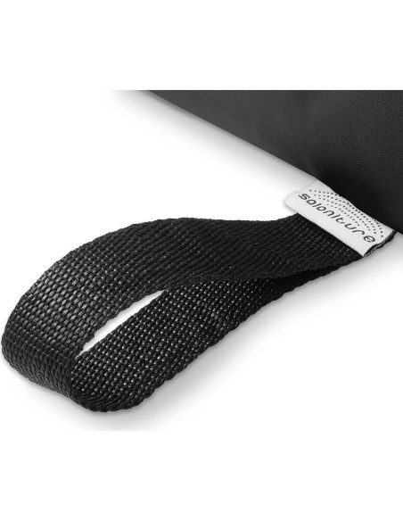 Cojín de Masaje Media Luna Saloniture 66x15cm Negro