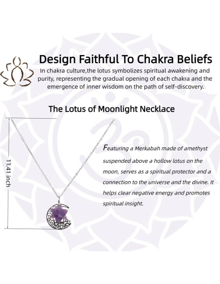 Conjunto Sanación Chakra Corona Hypiisan - Collar y Pulsera