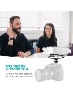 Soporte de Micrófono Movo SMM5-B Universal para Grabadoras 2