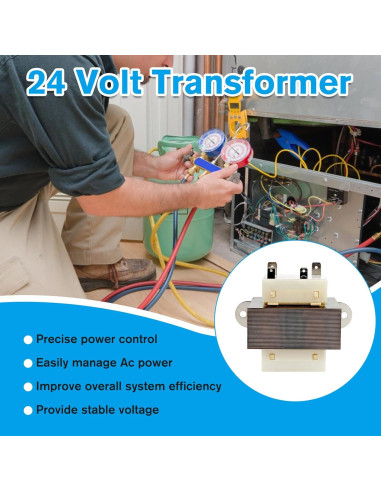 Transformador Ousaly 4011F-3 40VA 120V a 24V para HVAC