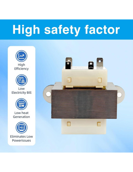 Transformador Ousaly 4011F-3 40VA 120V a 24V para HVAC
