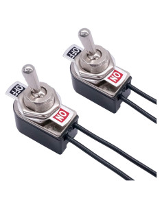 Interruptor de Palanca SPST Taiss 2 Piezas 6A 125V ON/OFF