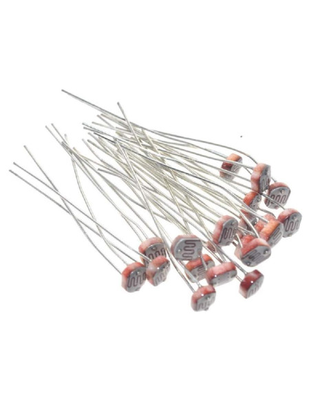 200 Piezas LDR 5MM Fotoresistor Chironal Resistencia Luz