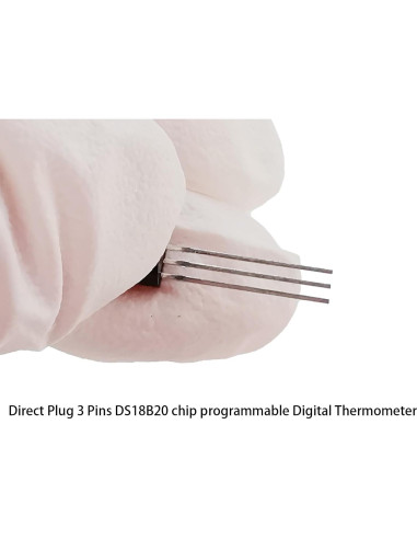 10 Piezas Sensor de Temperatura Digital DS18B20 -55C a 125C