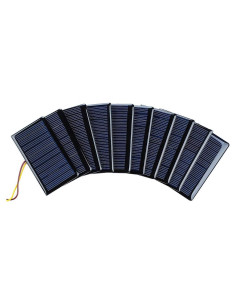 Paneles Solares Policristalinos SUNYIMA 10Pcs 5V 60mA 68x37mm