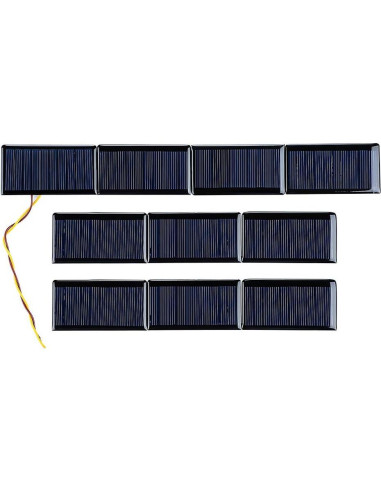 Paneles Solares Policristalinos SUNYIMA 10Pcs 5V 60mA 68x37mm