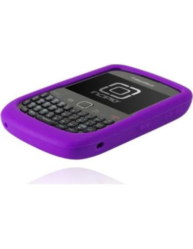 Funda de Silicona Incipio DermaShot para BlackBerry Curve 8500 Púrpura