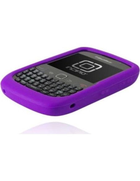 Funda de Silicona Incipio DermaShot para BlackBerry Curve 8500 Púrpura